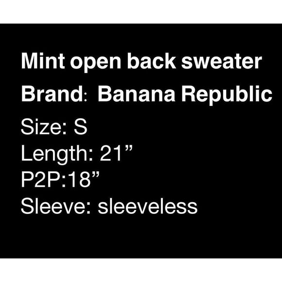 Banana Republic open back vest - Picture 9 of 9